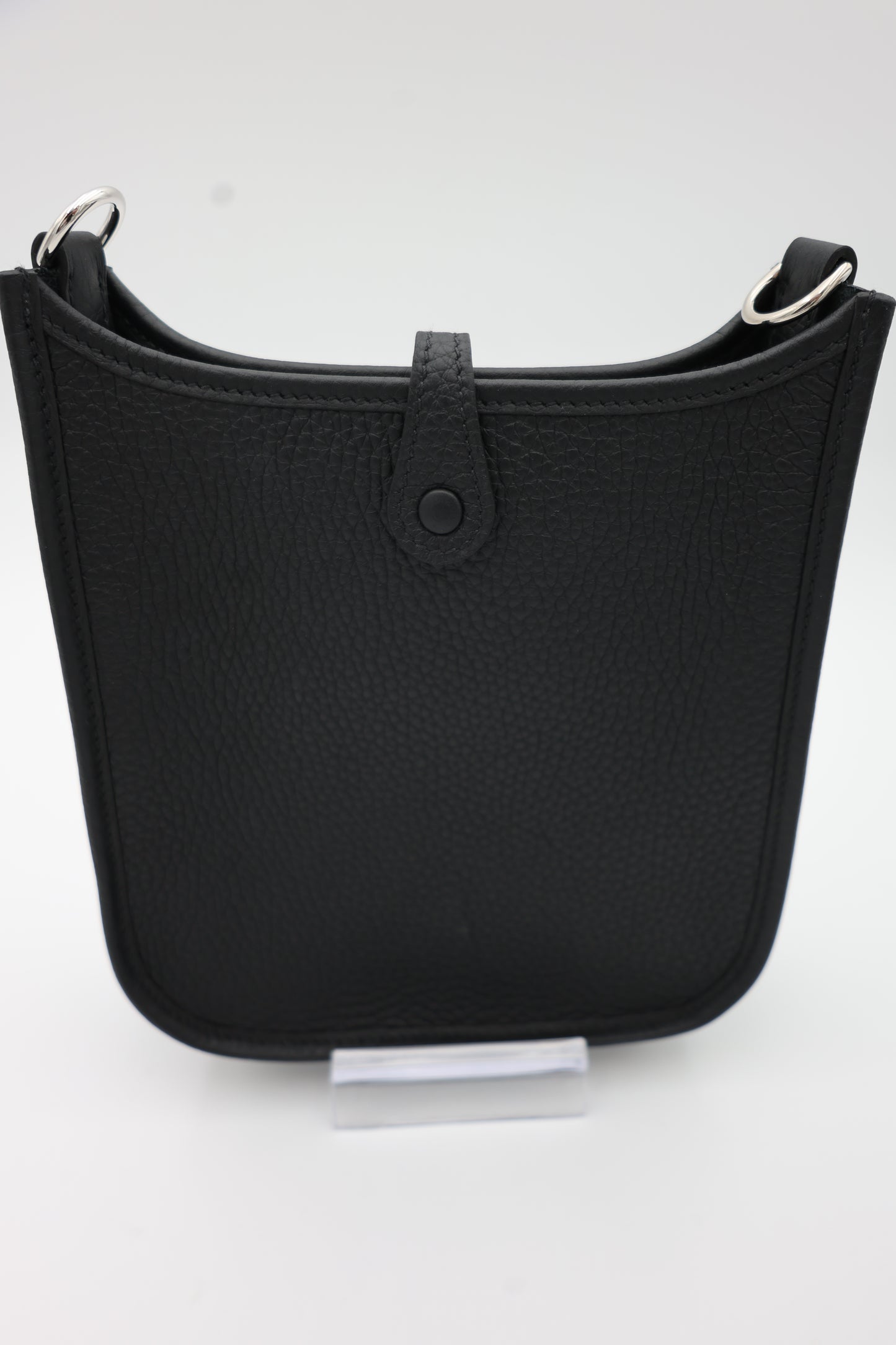 Hermès Evelyne 16 TPM in Noir Clemence Leather with Palladium Hardware