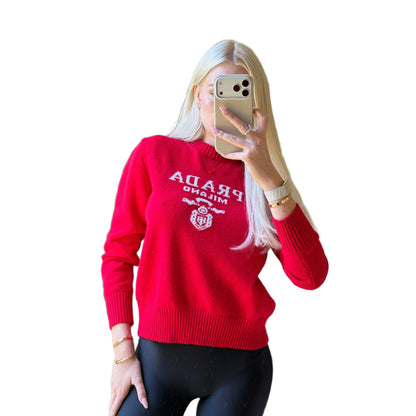 Prada Wool and Cashmere Crew-neck Sweater