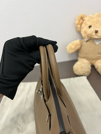 Hermès Birkin 25 Etoupe Swift  Leather