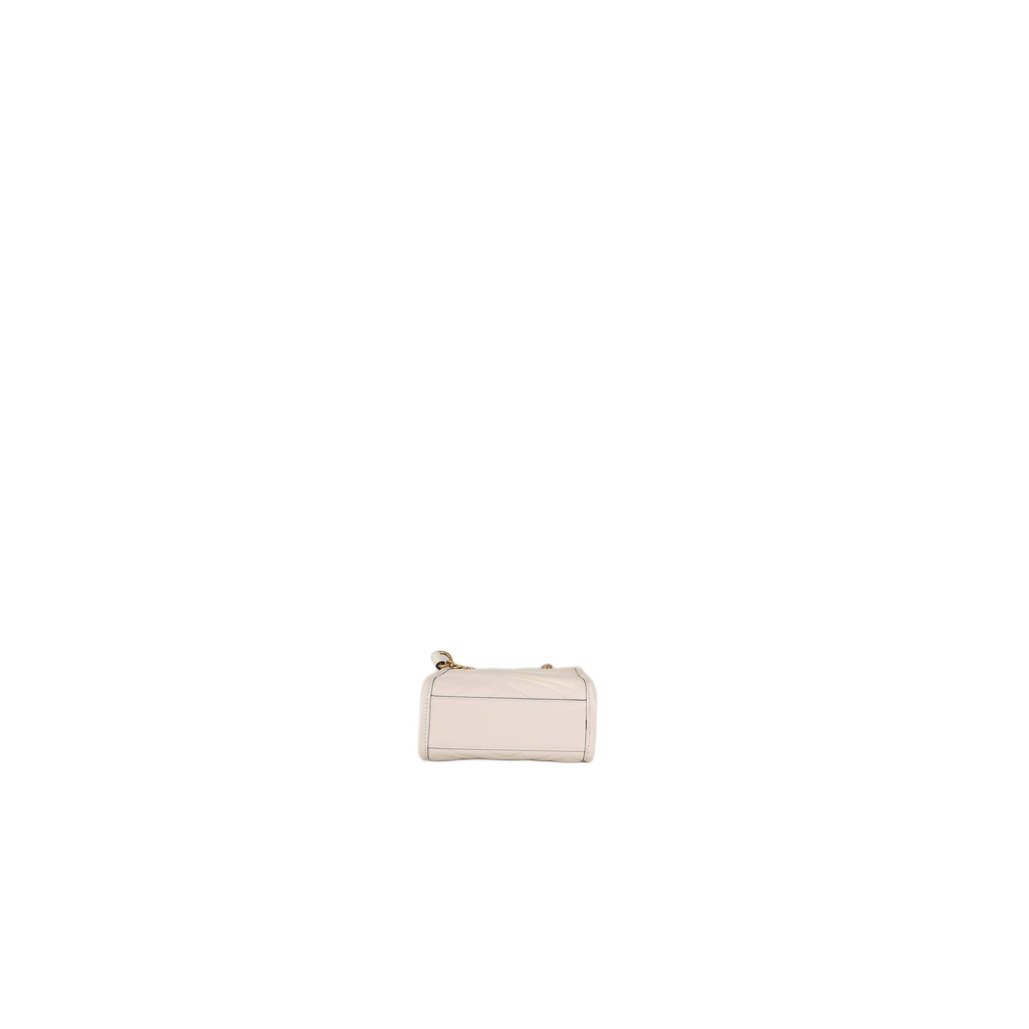 GUCCI GG Marmont White Leather Handbag
