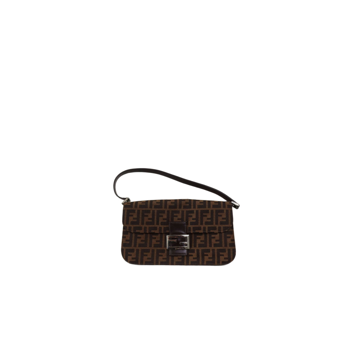 FENDI Mamma Baguette Shoulder Zucca HandBag