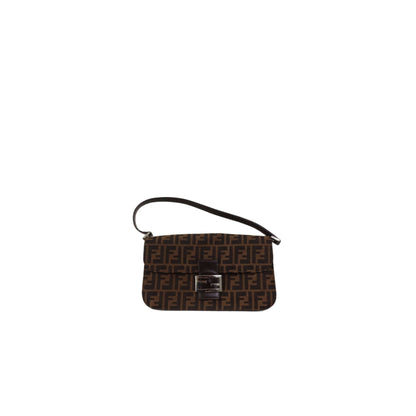 FENDI Mamma Baguette Shoulder Zucca HandBag