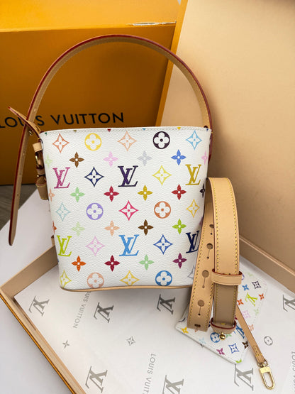 Louis Vuitton x Takashi Murakami All In BB White Multicolor Monogram