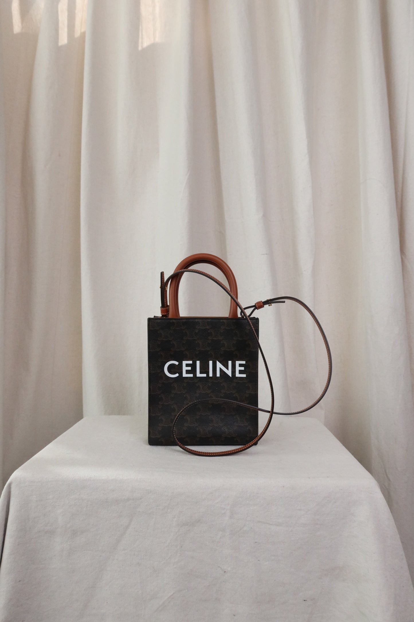 CELINE Vertical 2 Way Shoulder Bag