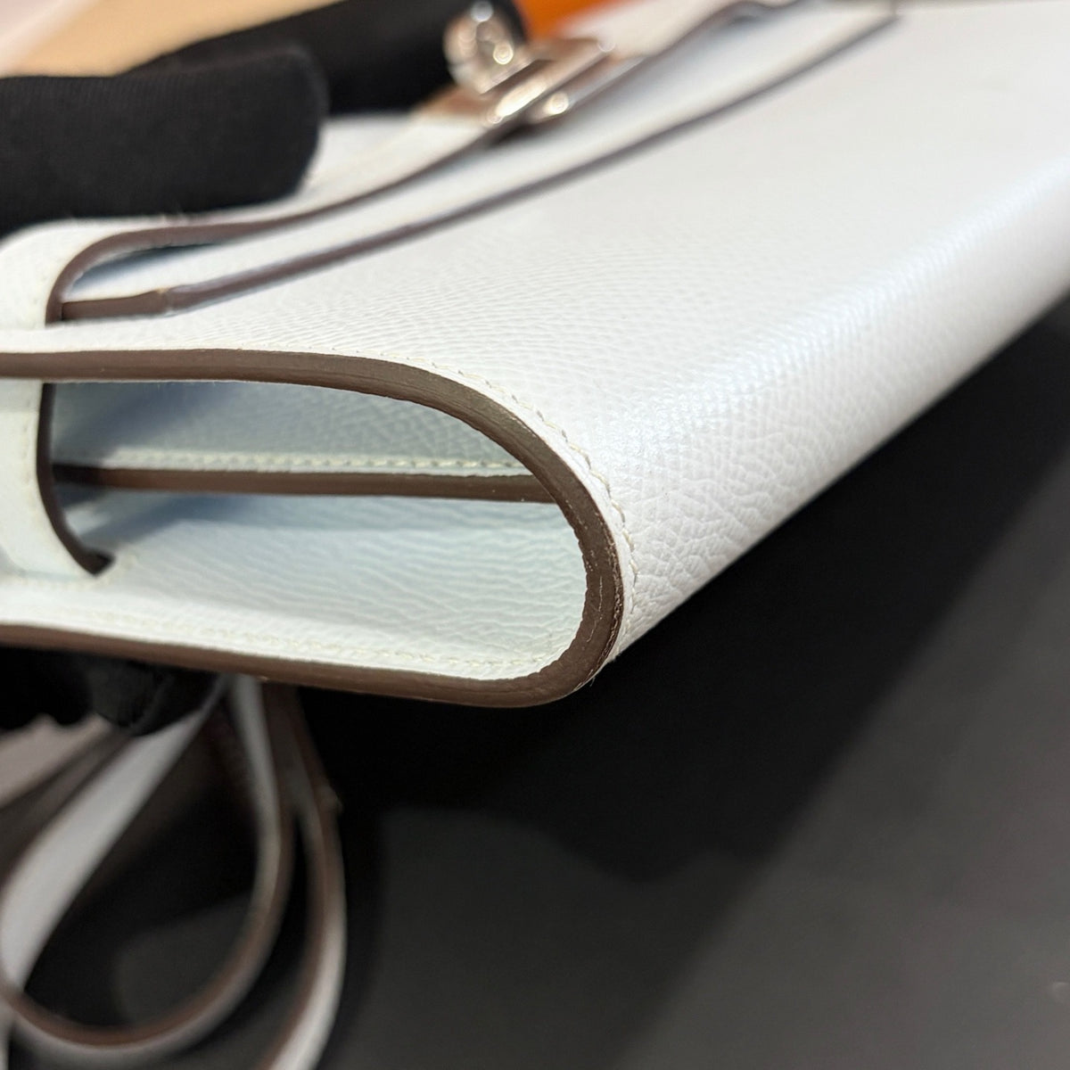 Hermès Kelly To Go Brume Epsom Leather PHW