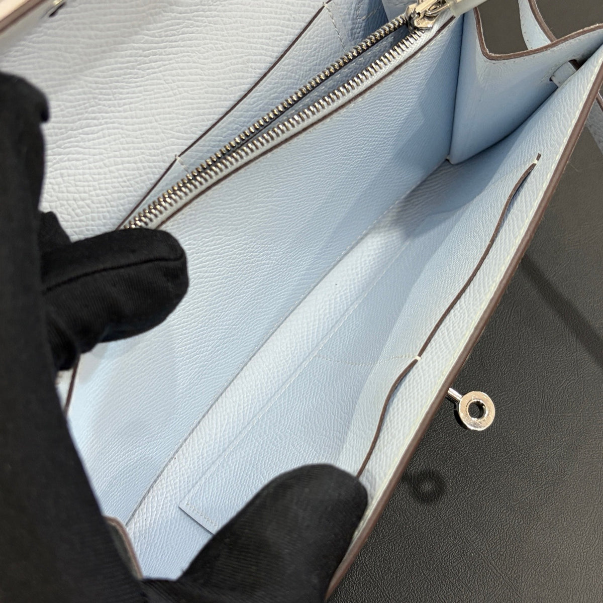 Hermès Kelly To Go Brume Epsom Leather PHW