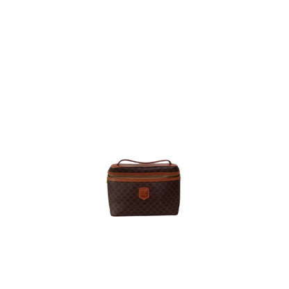 CELINE Macadam Dark Brown Vanity Bag