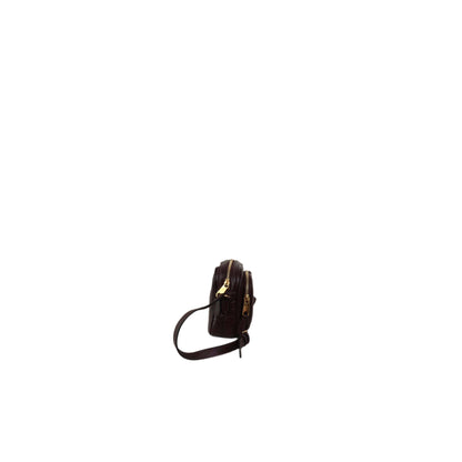 BURBERRY Monogram Leather Camera Bag