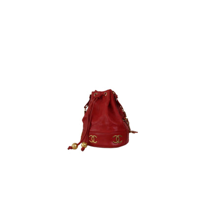 CHANEL Large Triple CC Caviar Bucket Bag