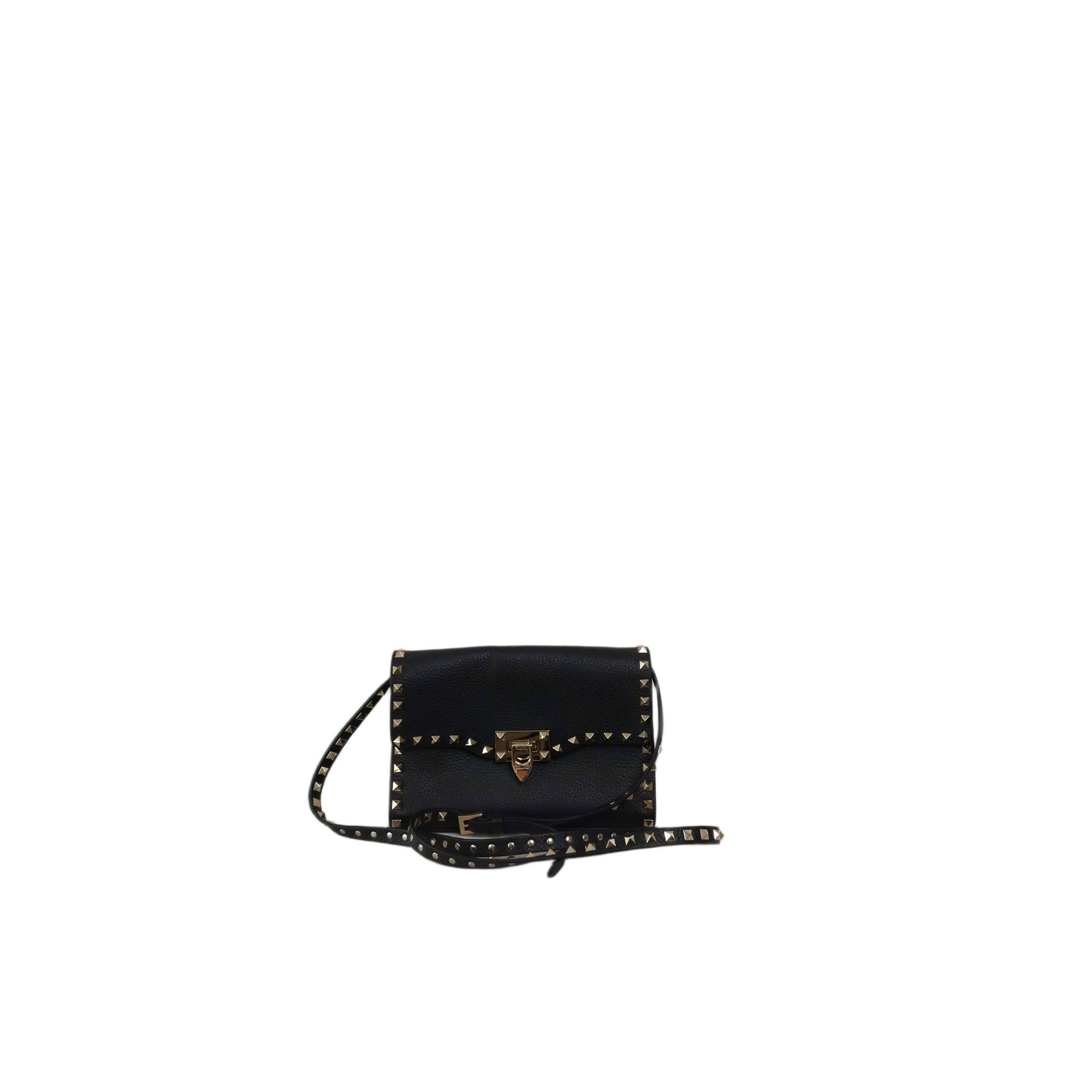 VALENTINO GARAVANI Black Small Rockstud Bag