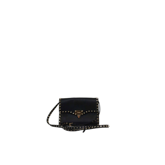 VALENTINO GARAVANI Black Small Rockstud Bag
