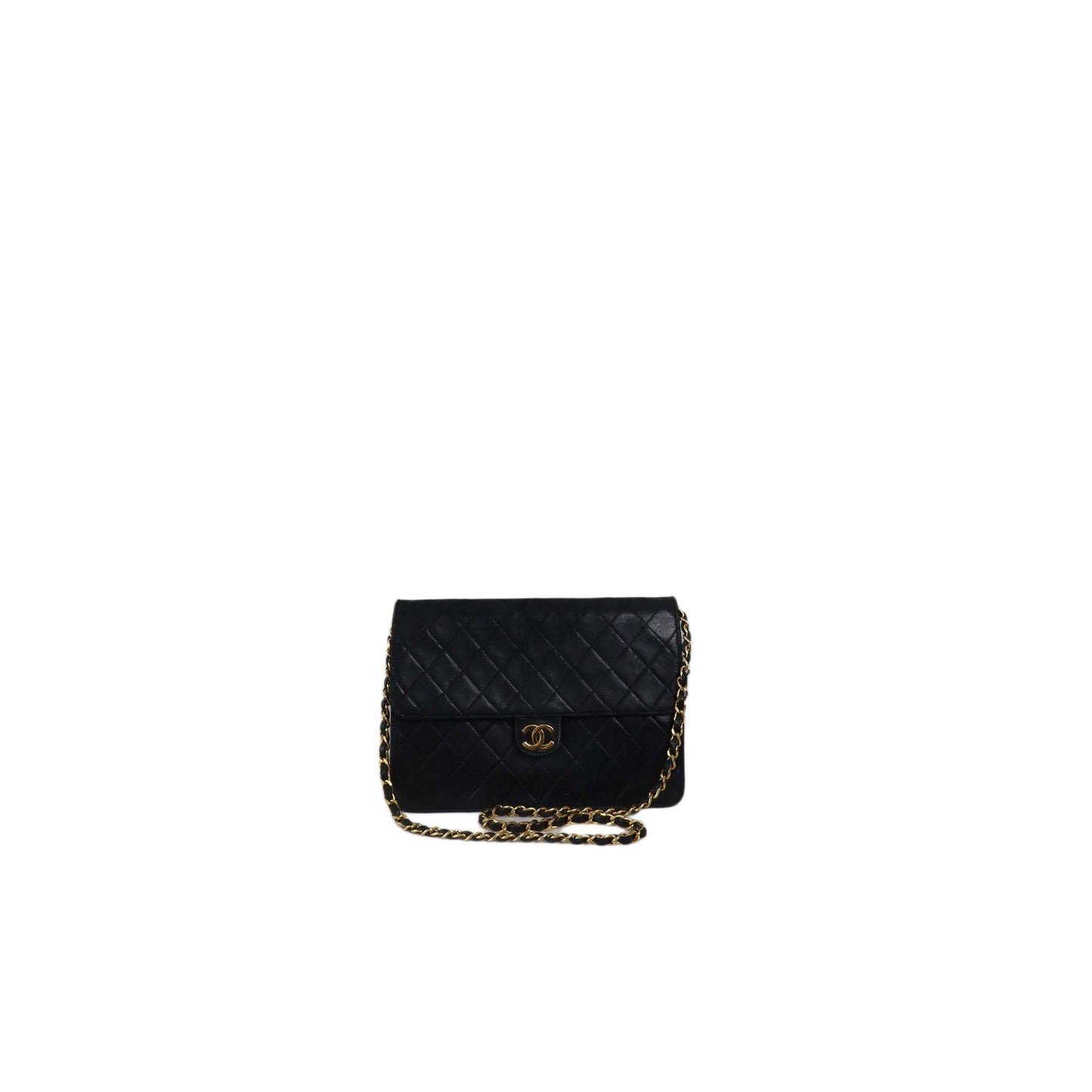 CHANEL Vintage Quilted Matelasse 25 Chain Shoulder Bag