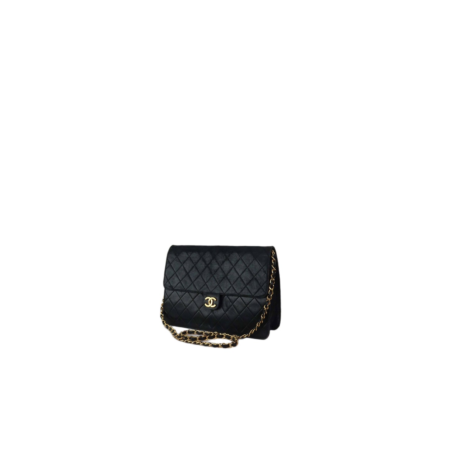 CHANEL Vintage Quilted Matelasse 25 Chain Shoulder Bag