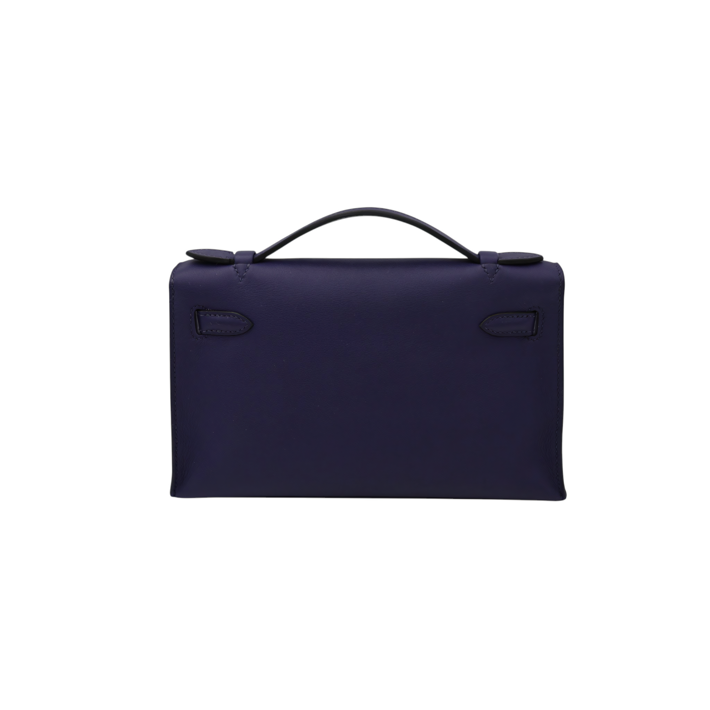 Hermès Swift Kelly Pochette Clutch Bleu Saphir PHW Stamp C (2018)