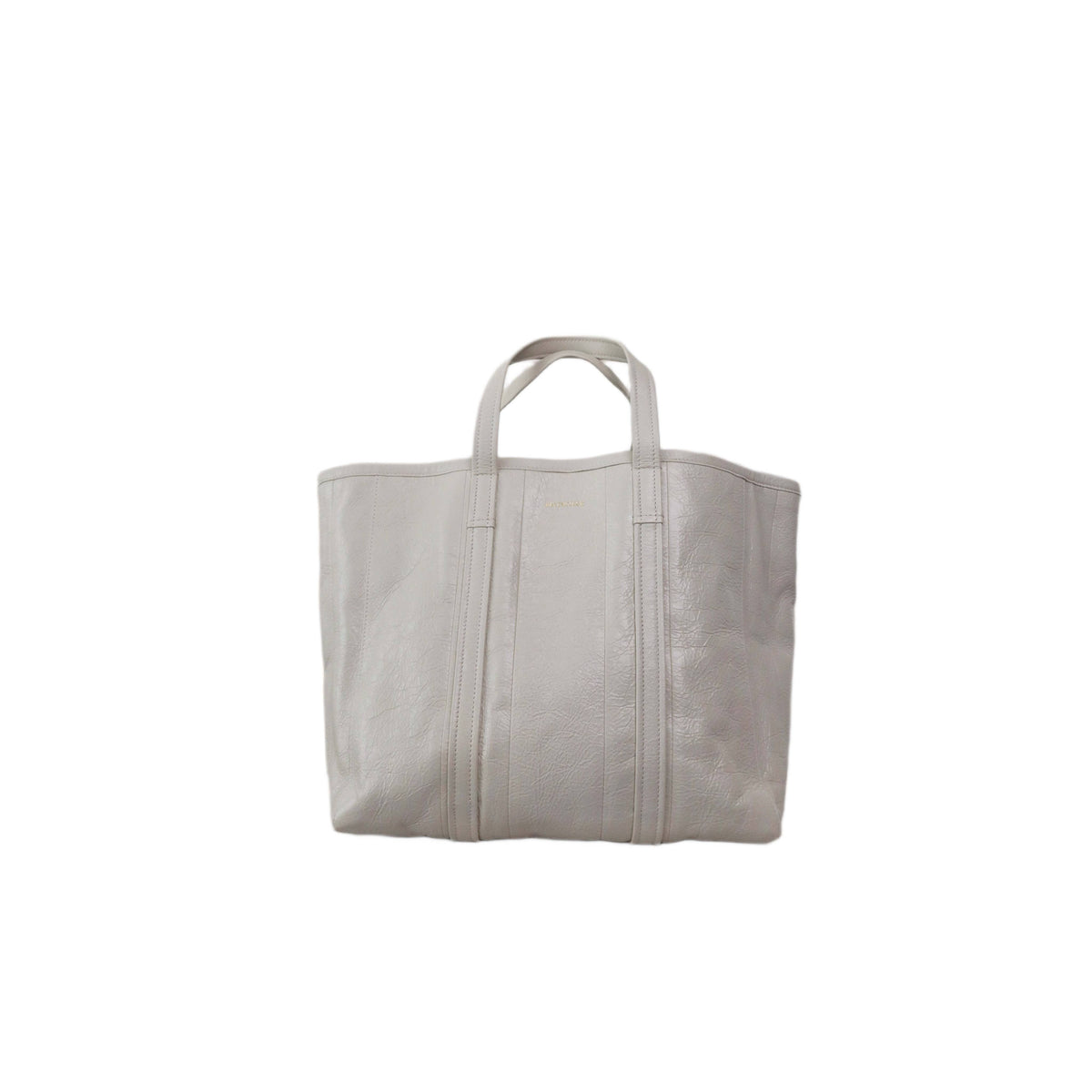 Balenciaga Barbes Medium East-West Leather Tote