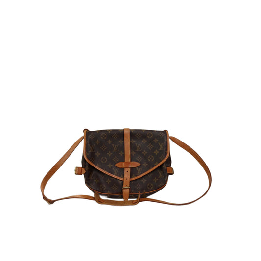 LOUIS VUITTON Monogram Saumur 30 Cross Body Shoulder Bag