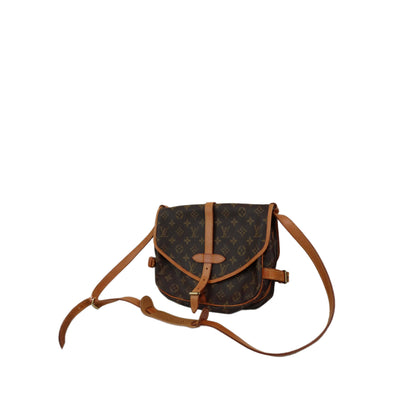 LOUIS VUITTON Monogram Saumur 30 Cross Body Shoulder Bag