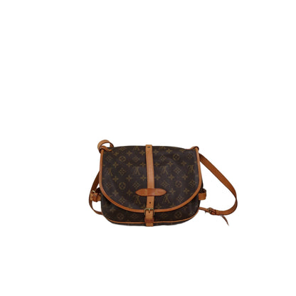 LOUIS VUITTON Monogram Saumur 30 Cross Body Shoulder Bag