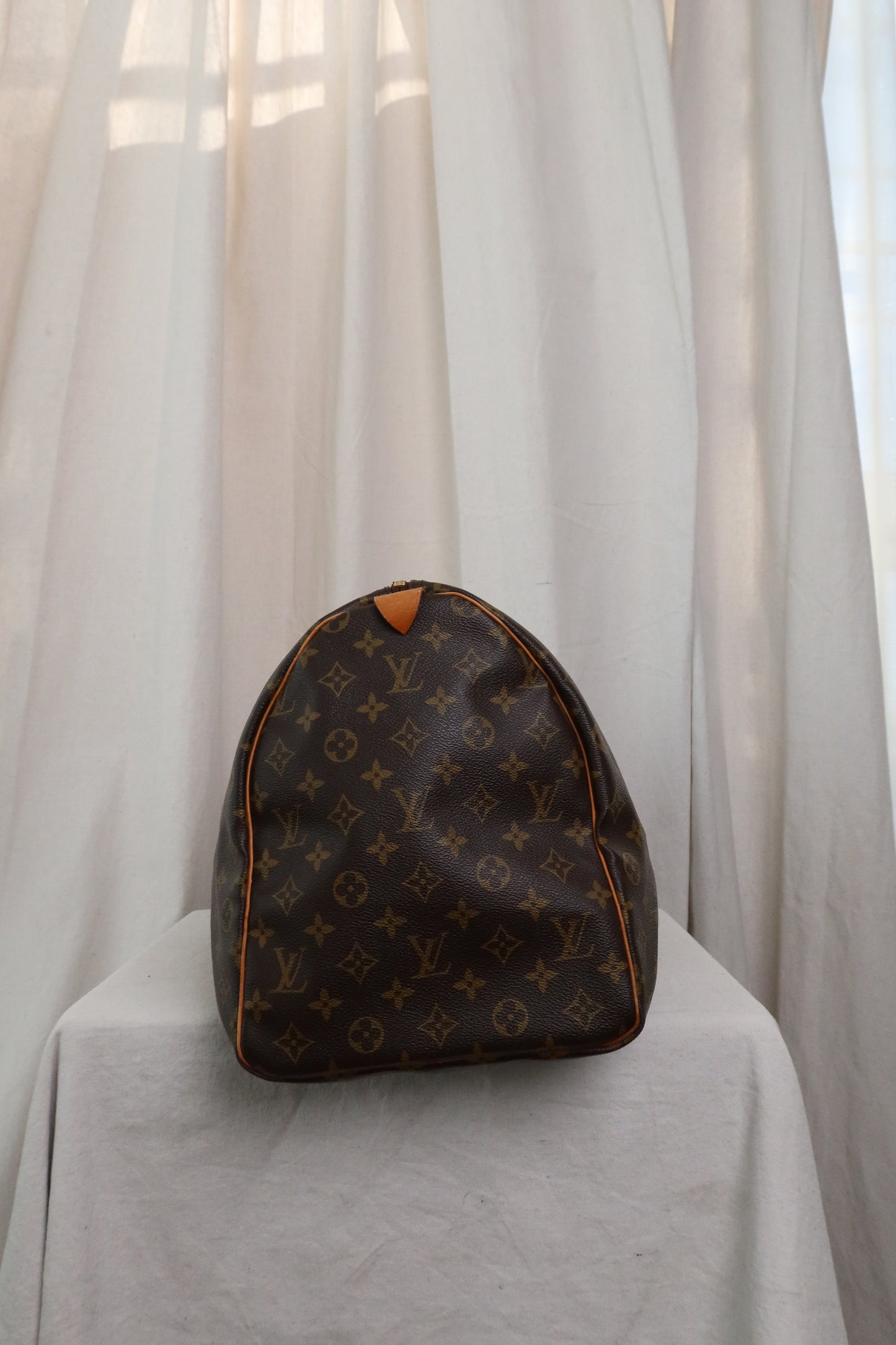 LOUIS VUITTON Keepall 55 Monogram Canvas Boston Bag