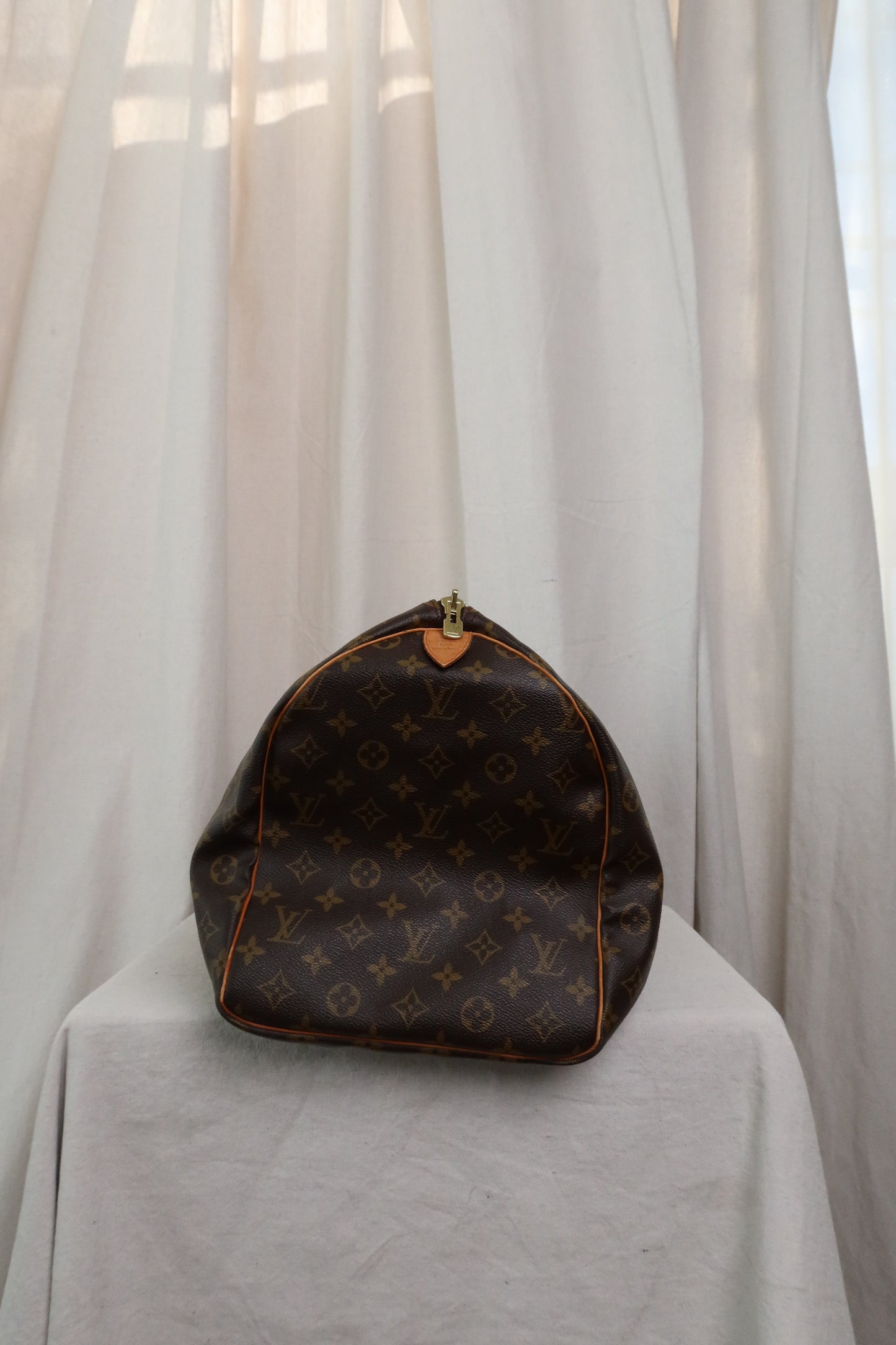 LOUIS VUITTON Keepall 55 Monogram Canvas Boston Bag