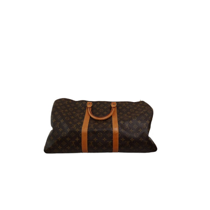 LOUIS VUITTON Keepall 55 Monogram Canvas Boston Bag
