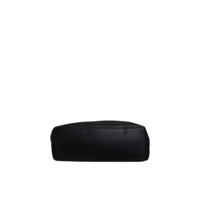 Burberry Grainy Calfskin Mega Check Armley Folding Messenger Black