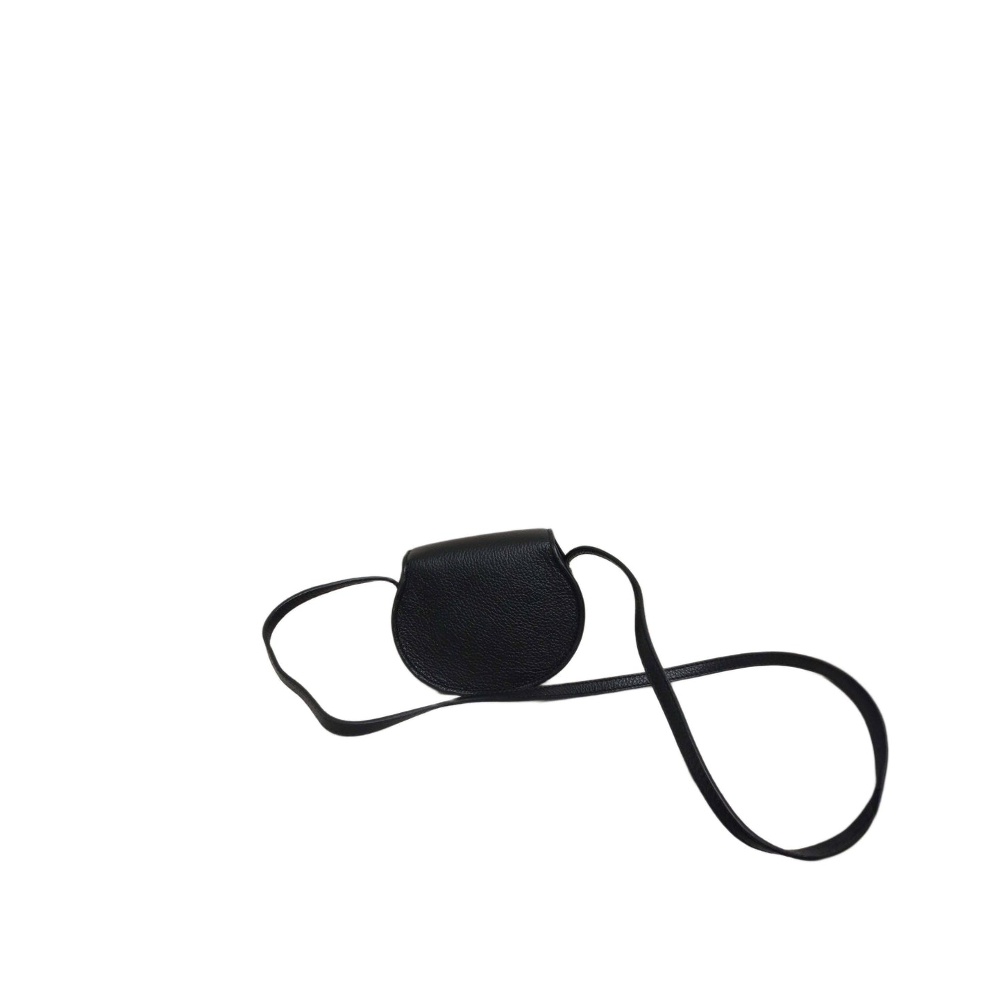 CHLOÉ Black Nano Marcie Saddle Bag