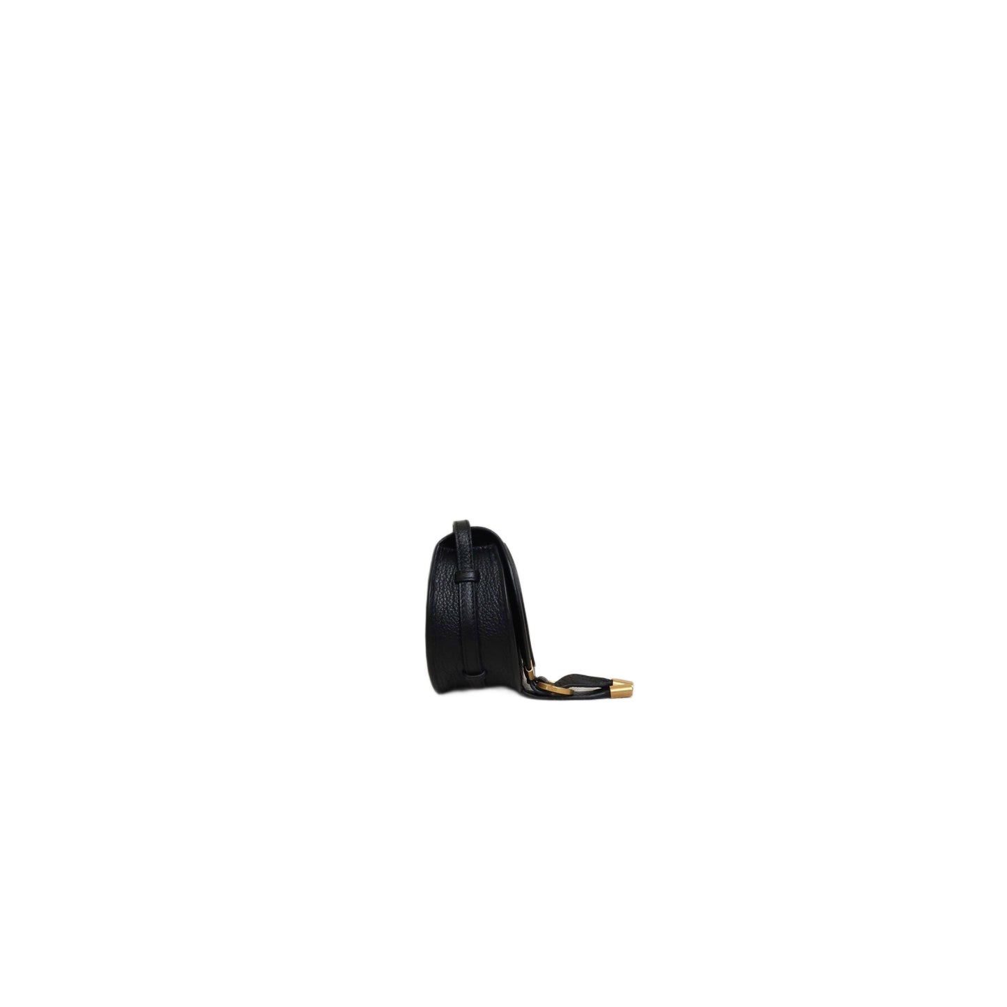 CHLOÉ Black Nano Marcie Saddle Bag