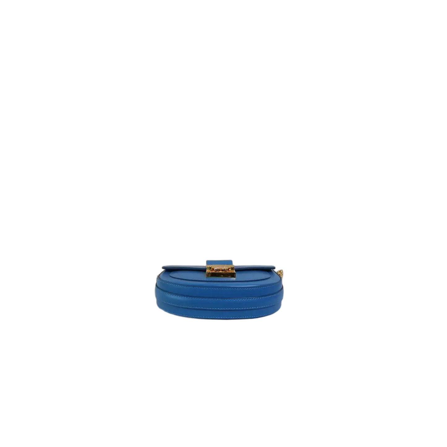 MCM Patricia Round Leather Crossbody Bag
