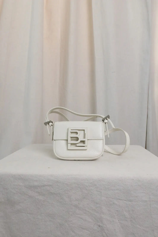 BY FAR Alfie Logo Plaque Mini Top Handle Bag