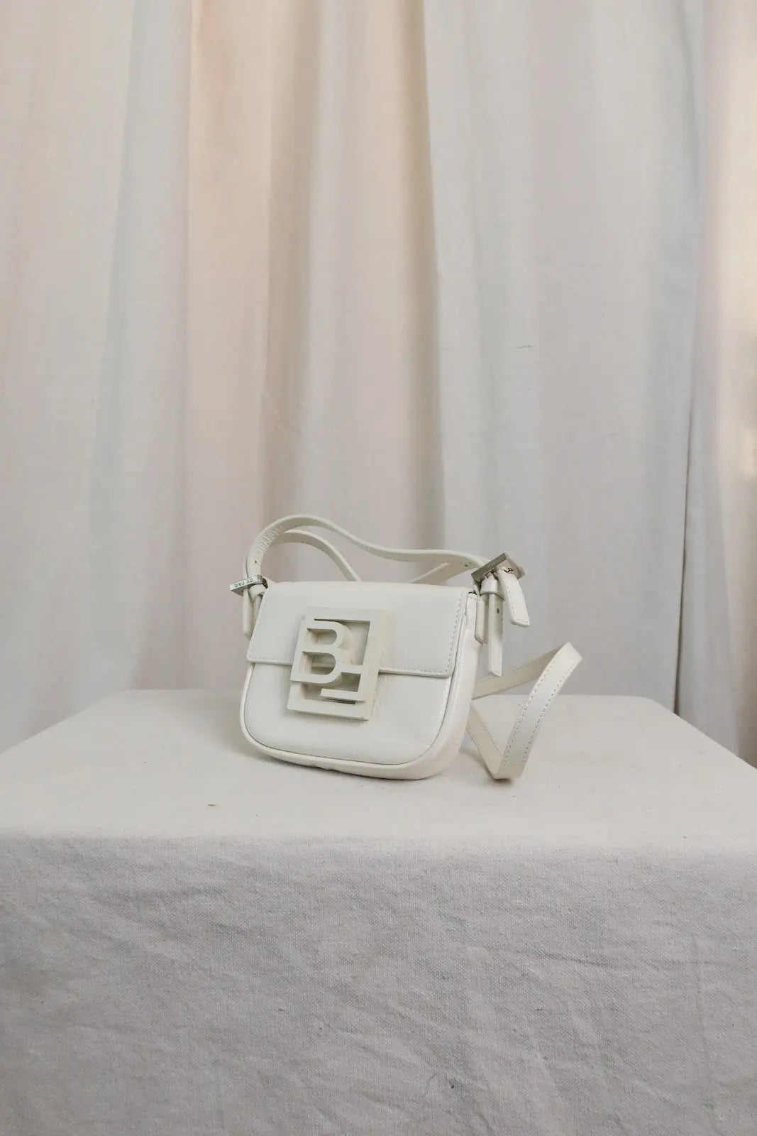 BY FAR Alfie Logo Plaque Mini Top Handle Bag