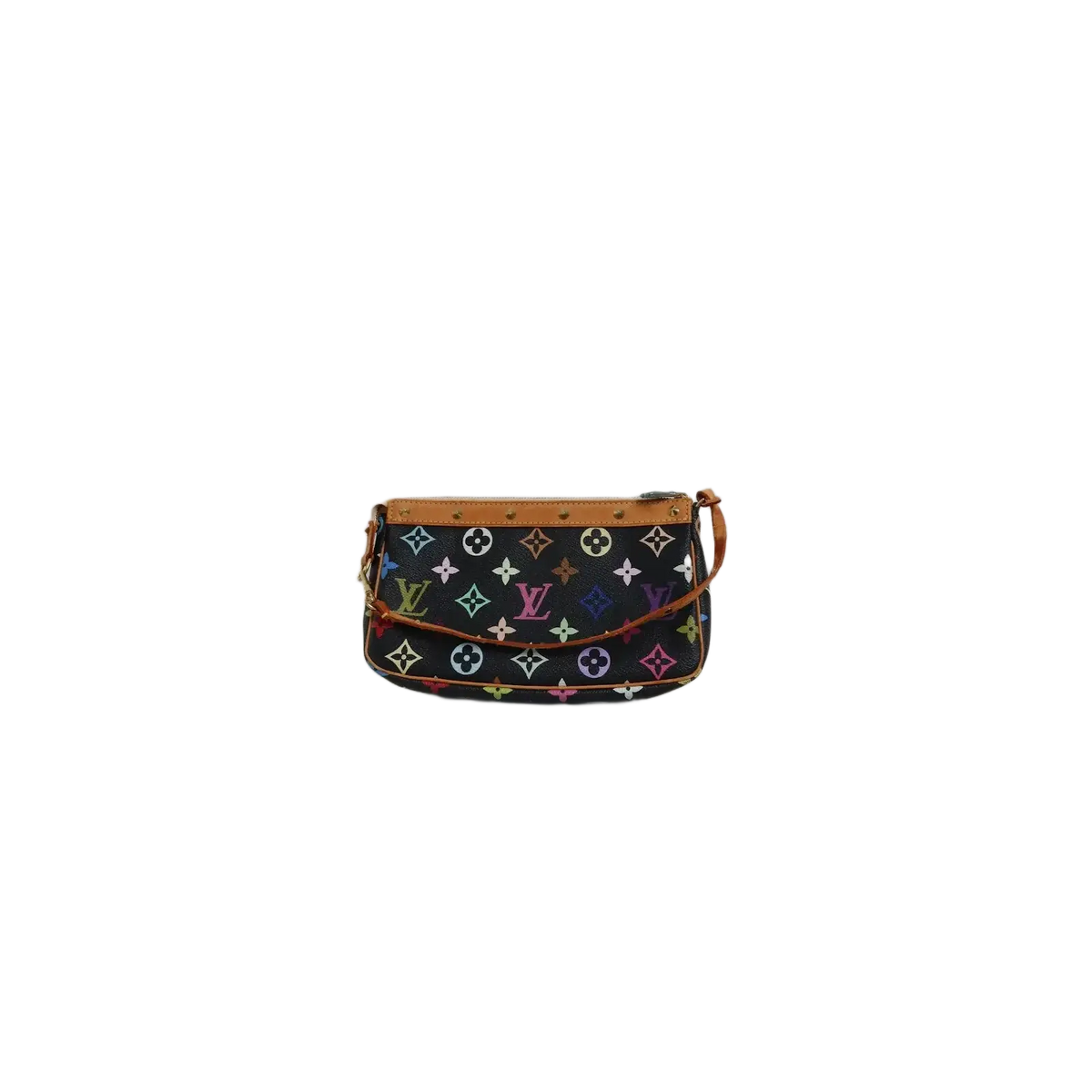 Louis Vuitton LV Accessories Pouch Bag In Black Monogram Multicolor
