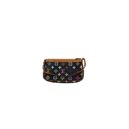 Louis Vuitton LV Accessories Pouch Bag In Black Monogram Multicolor