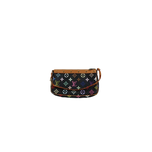 Louis Vuitton LV Accessories Pouch Bag In Black Monogram Multicolor