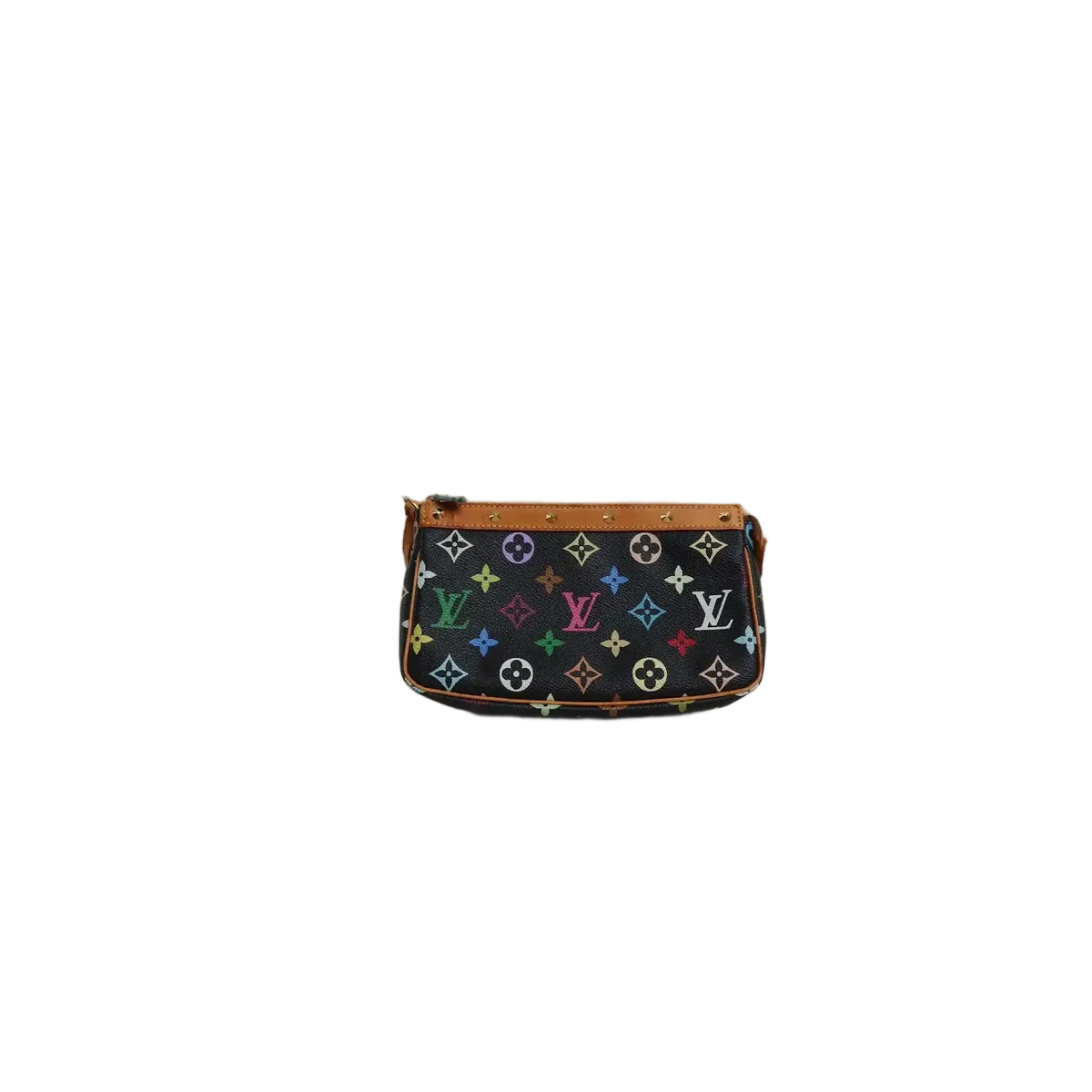 Louis Vuitton LV Accessories Pouch Bag In Black Monogram Multicolor