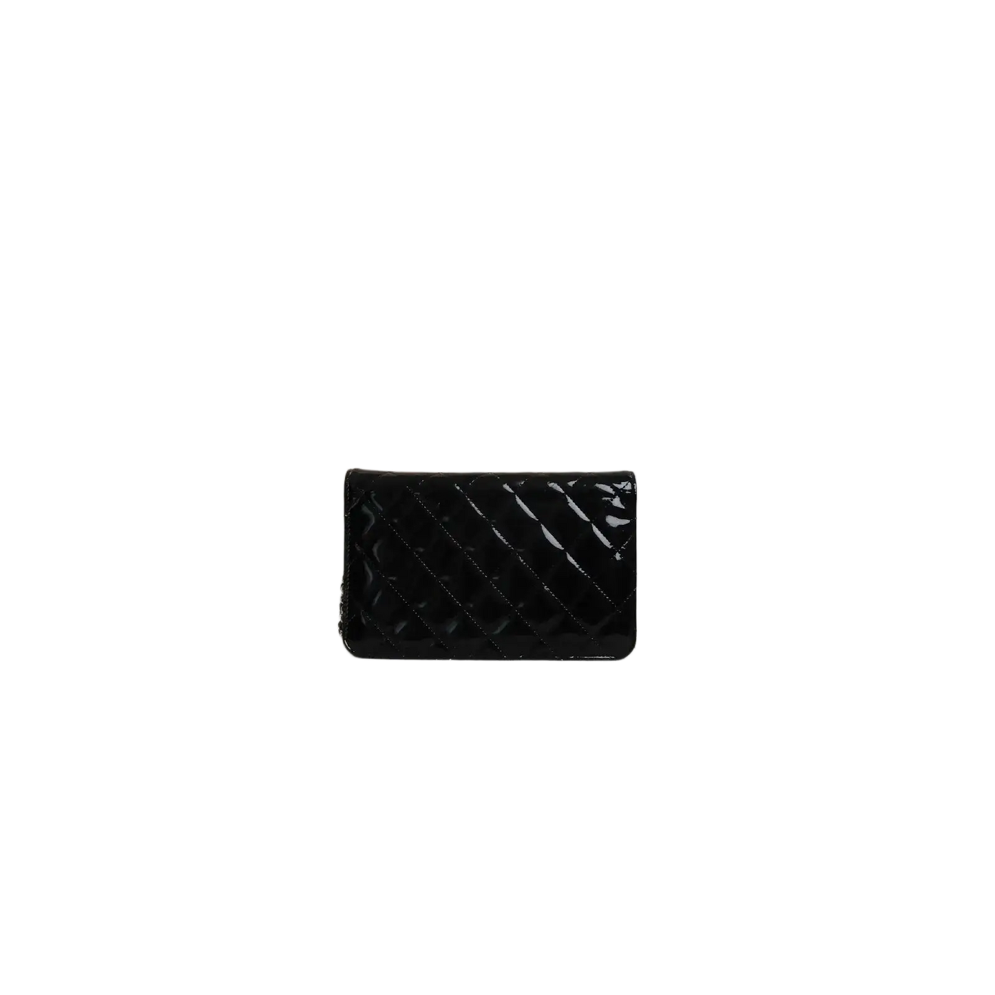 CHANEL Brilliant WOC Patent Leather
