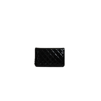 CHANEL Brilliant WOC Patent Leather