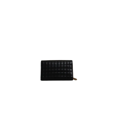 SAINT LAURENT Cassandre YSL Wallet on Chain in Quilted Smooth Leather