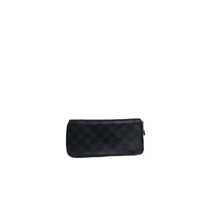 LOUIS VUITTON Damier Graphite Zippy Vertical Men's Long Wallet