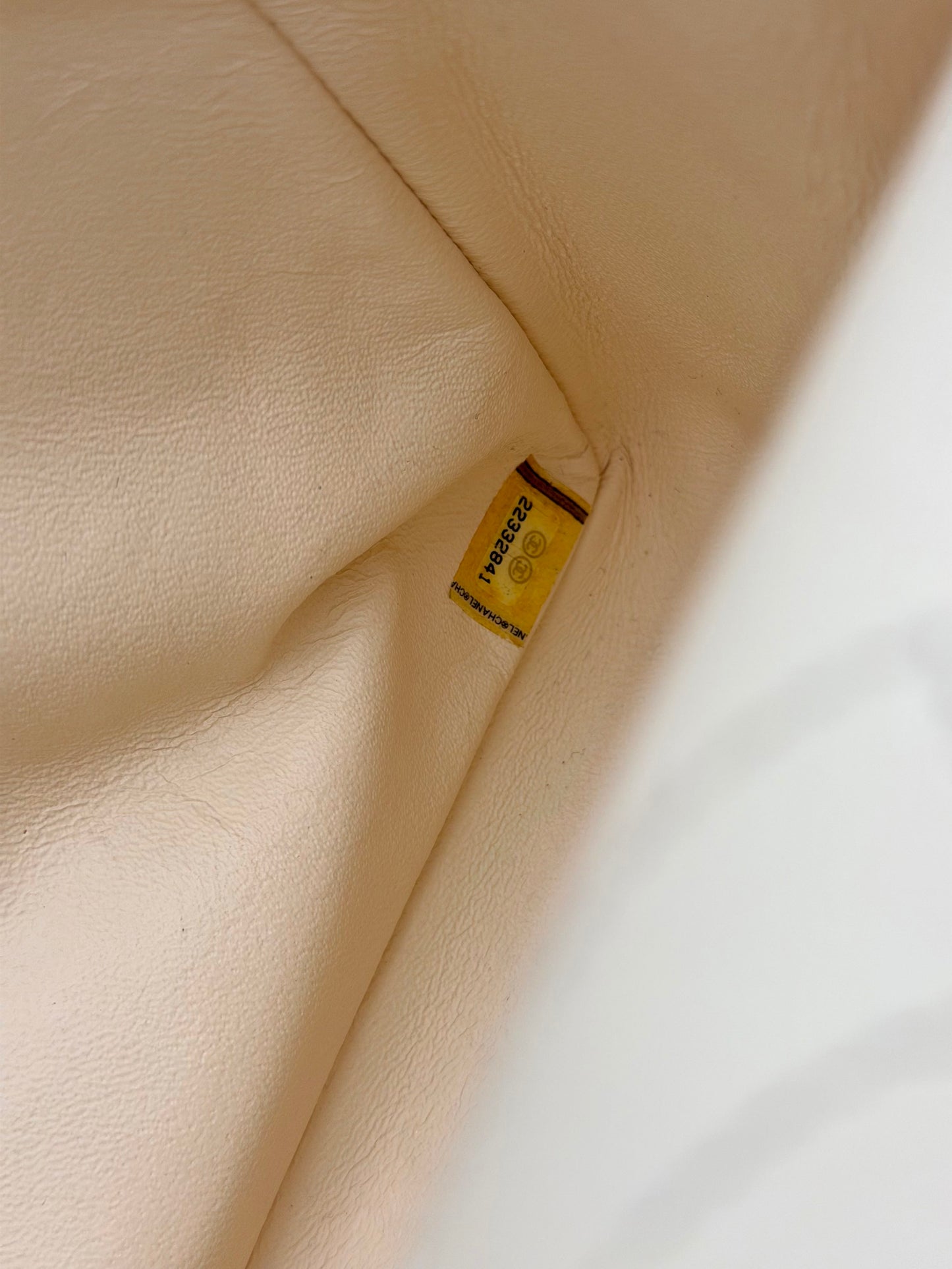 Chanel Reissue 2.55 Quilted Leather Medium Flap Bag in Beige