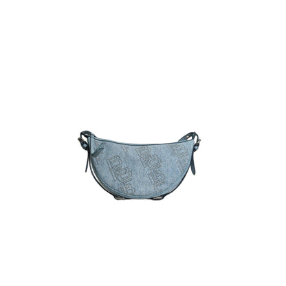 BY FAR Gib denim shoulder bag