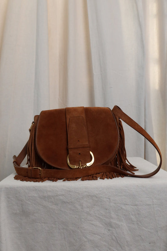 CELINE Camarat Suede Bag