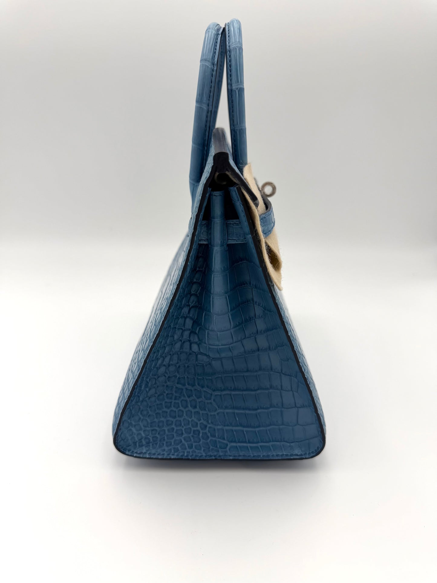 Hermès Birkin 25 Sellier Aizome Porosus Crocodile Limited Edition