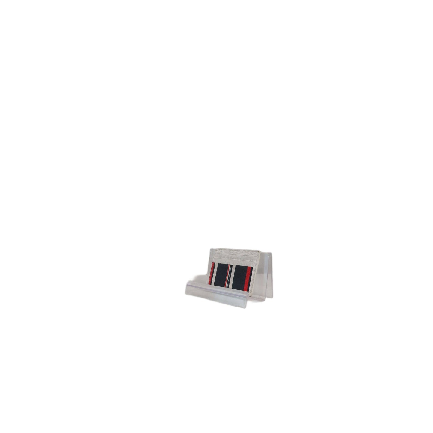 THOM BROWNE Double-Sided Leather Card Case