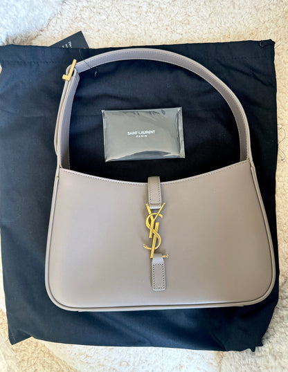 Saint Laurent Le 5 à 7 Hobo Bag in Smooth Leather