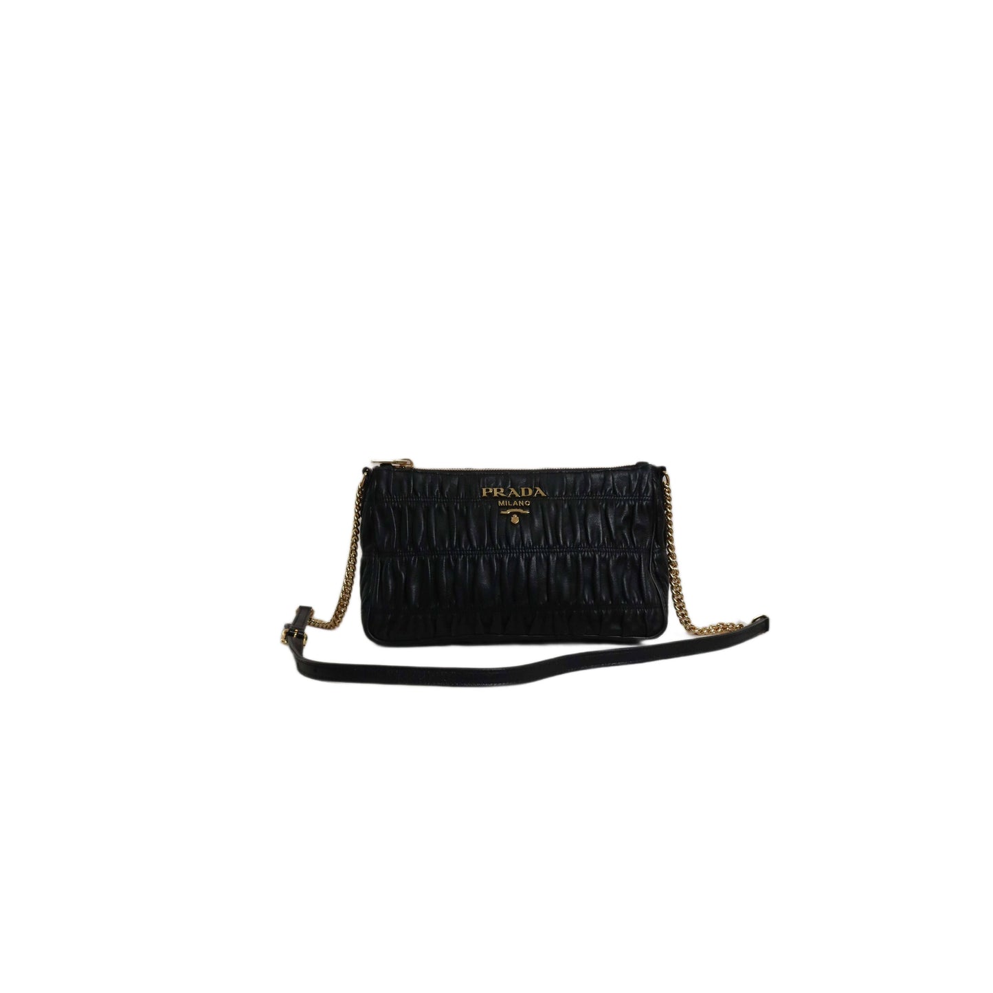 PRADA Nappa Quilted Leather Crossbody Bag