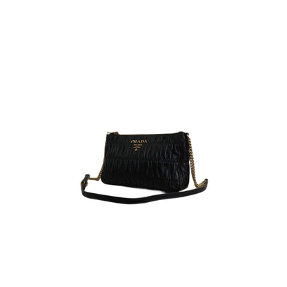 PRADA Nappa Quilted Leather Crossbody Bag