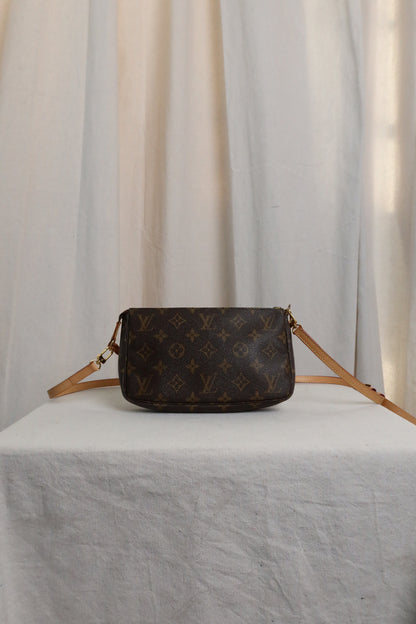 LOUIS VUITTON Monogram Pochette with Straps