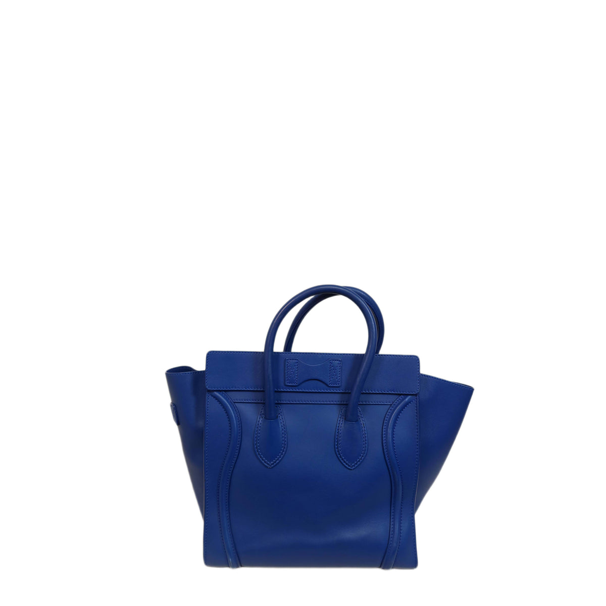 Celine  Smooth Calfskin Mini Luggage Royal Blue