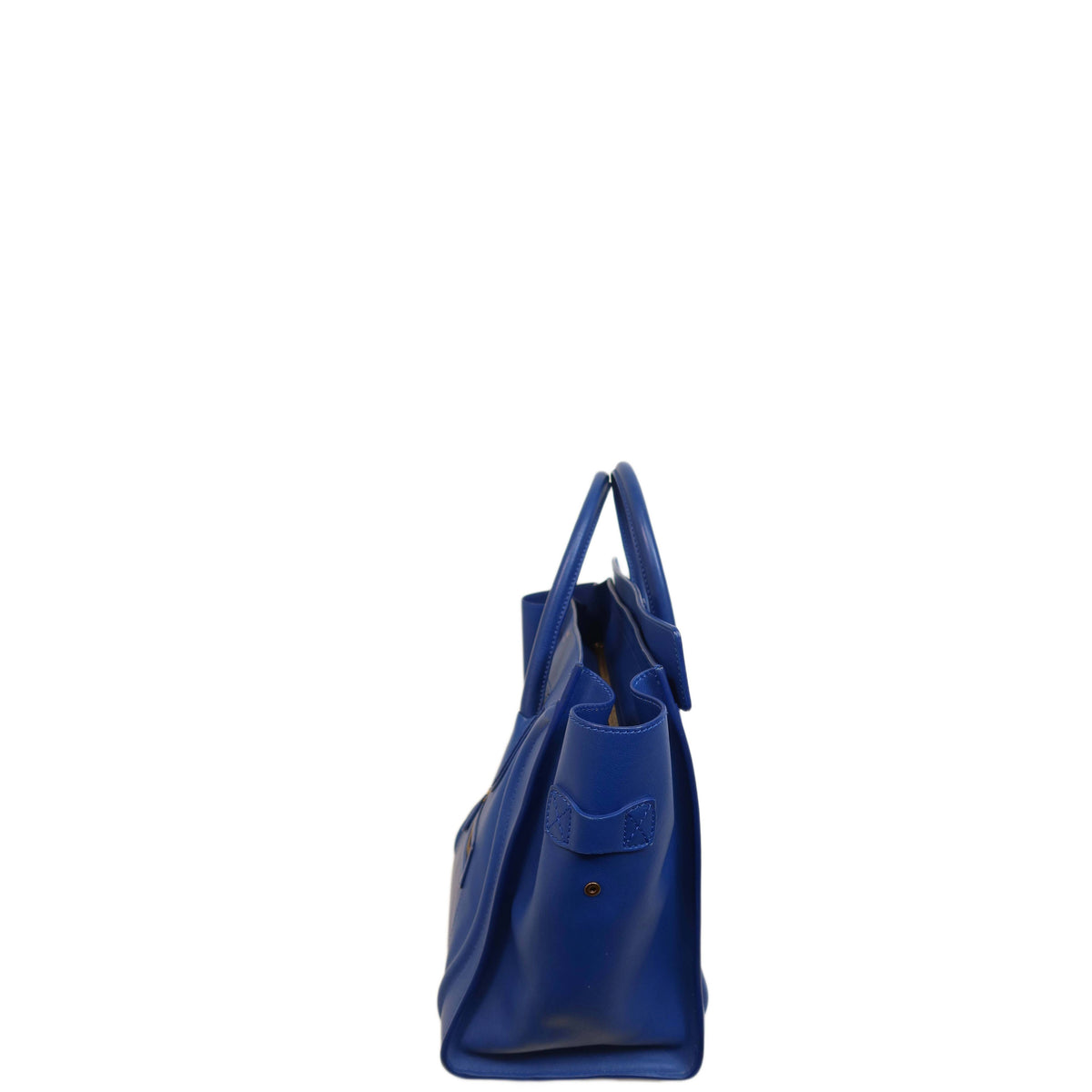 Celine  Smooth Calfskin Mini Luggage Royal Blue